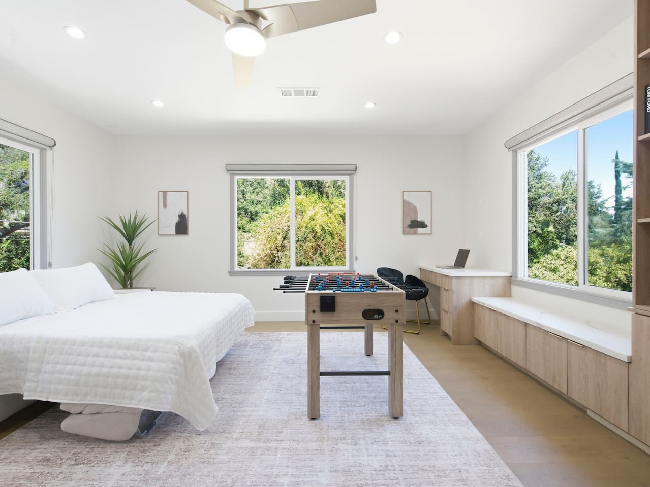 A beautiful bedroom that feels like your own private retreat—just one more reason to love your stay.