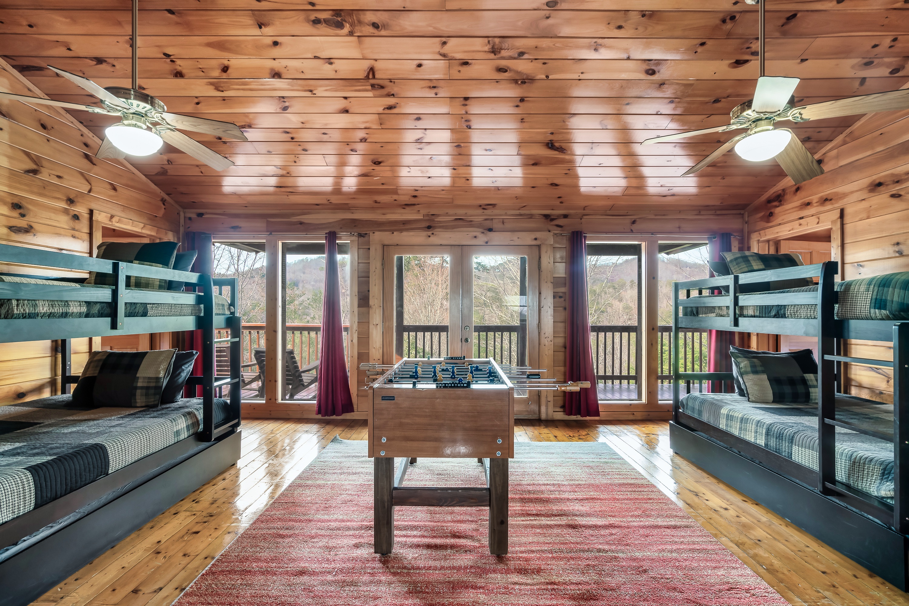 Let cousins and siblings spread out in a kid friendly space designed for nonstop fun and easy supervision.