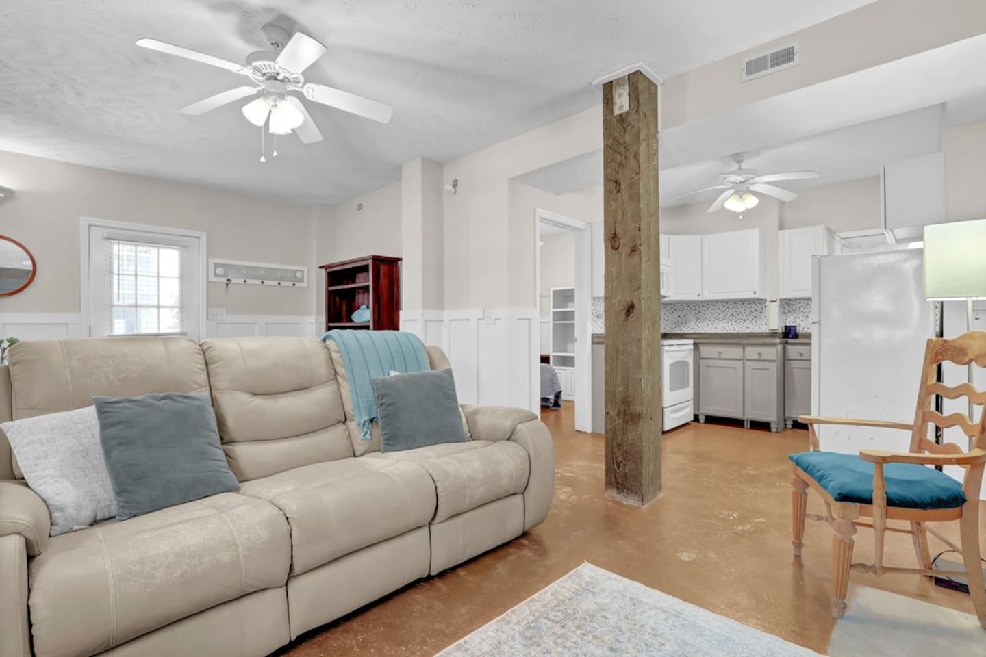Ground level living room