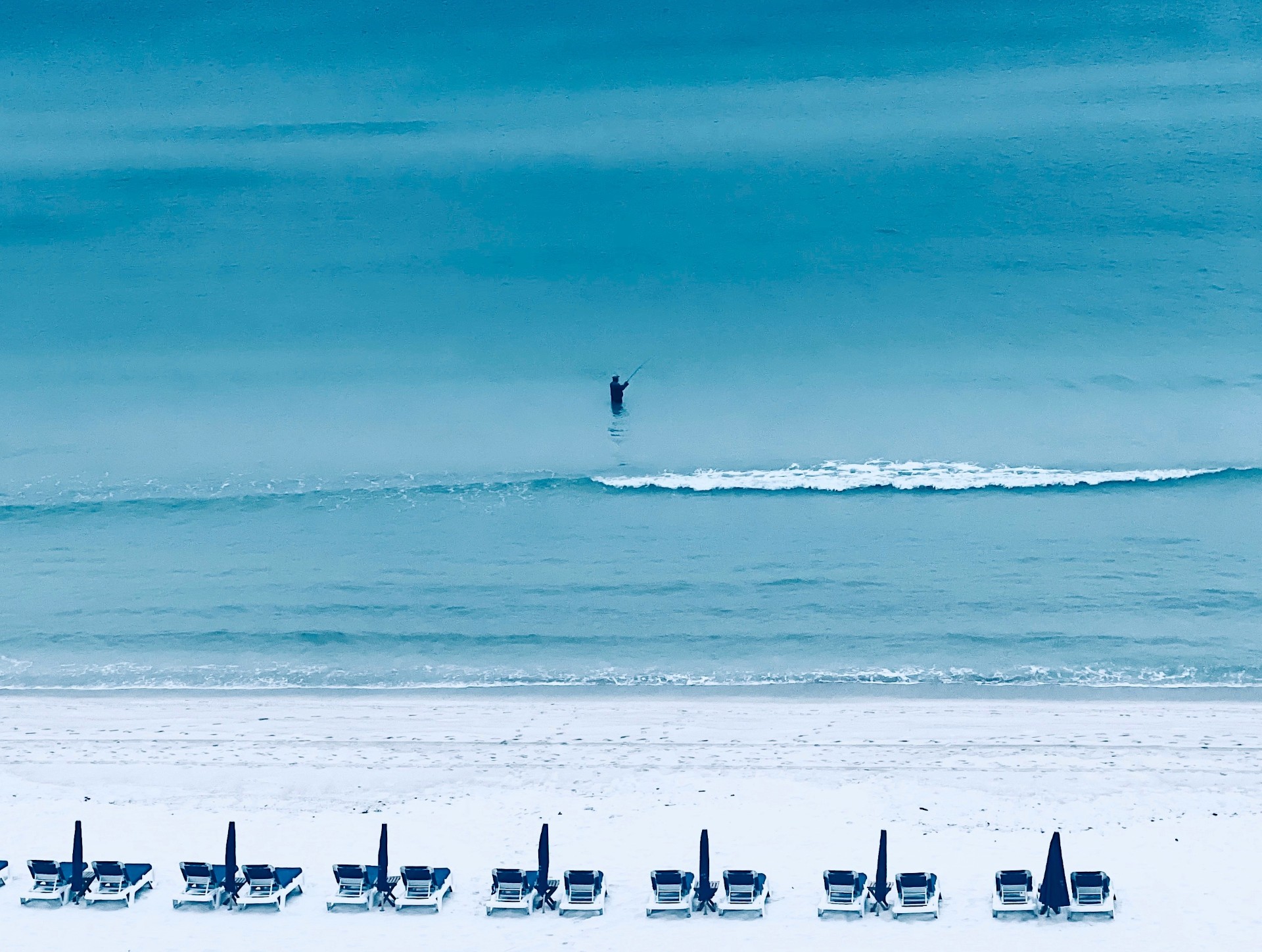Beach fishing