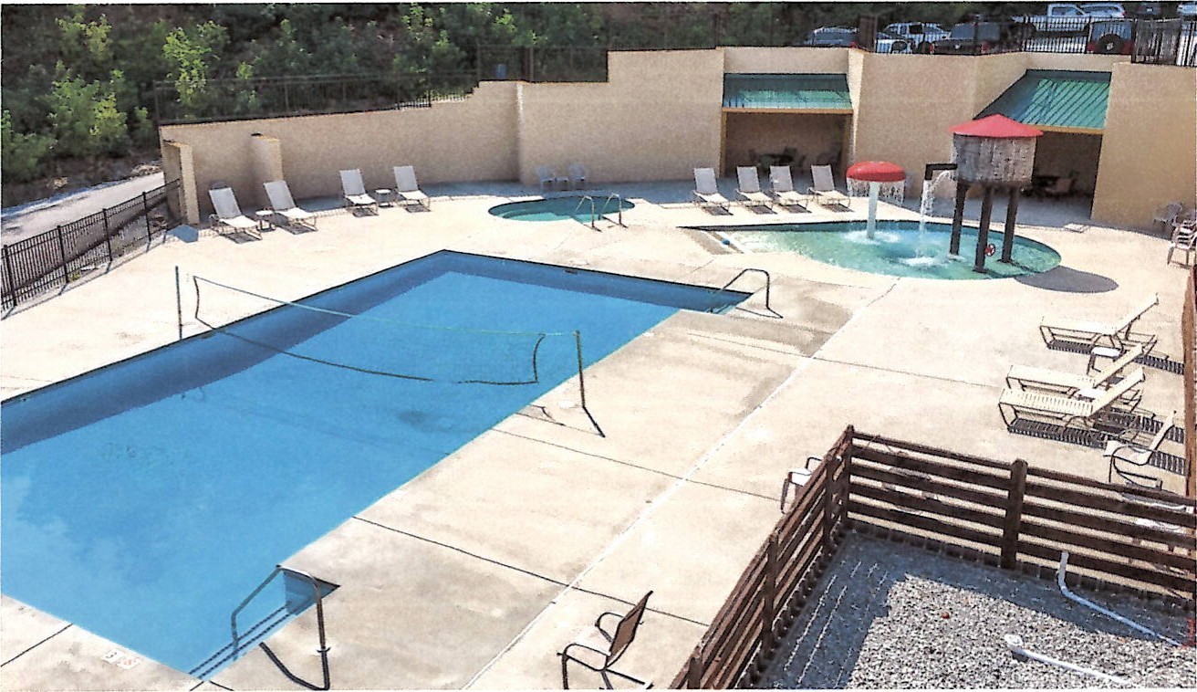 Large 50' x 24' swimming pool and Hot tub