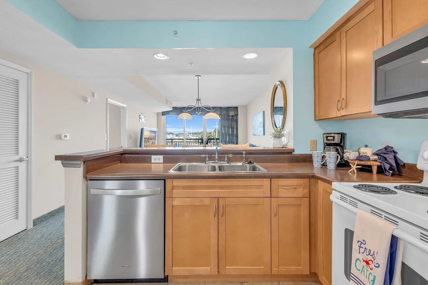Beautifully crafted kitchen area