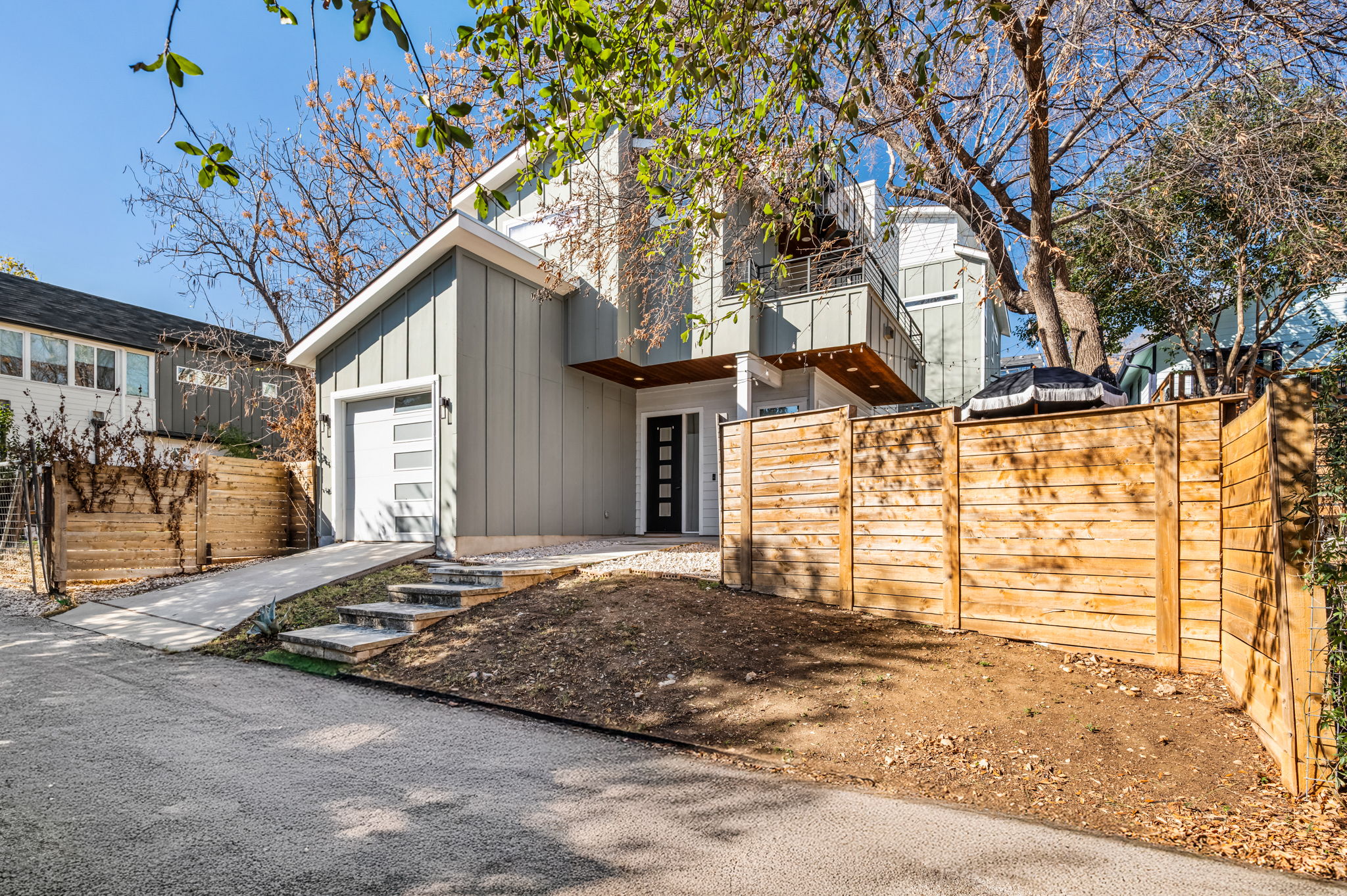 Stylish modern home offering privacy and easy access