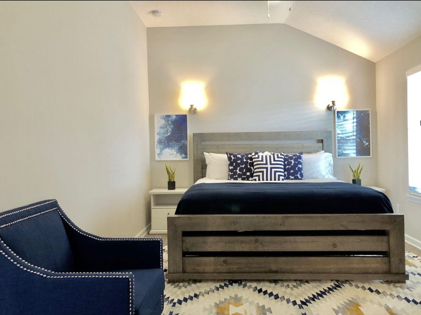 Primary Bedroom with King Size Bed