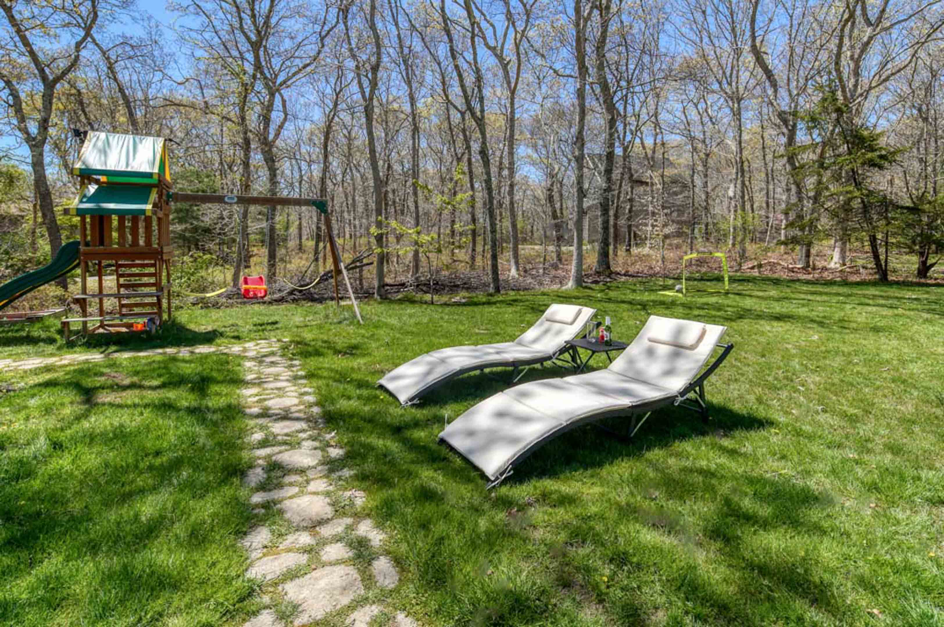 Back Yard and play areas