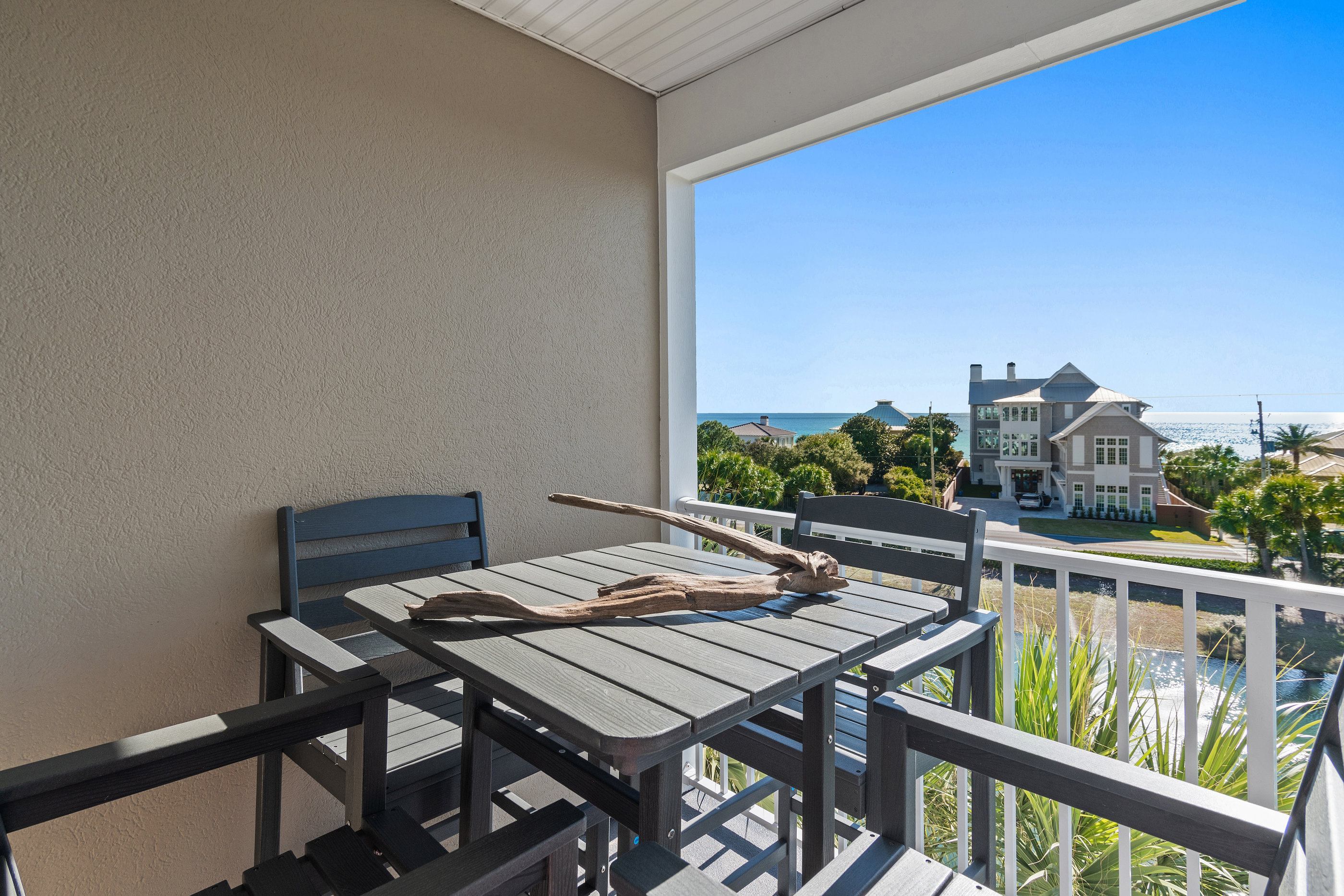 Dining on Balcony room for 8