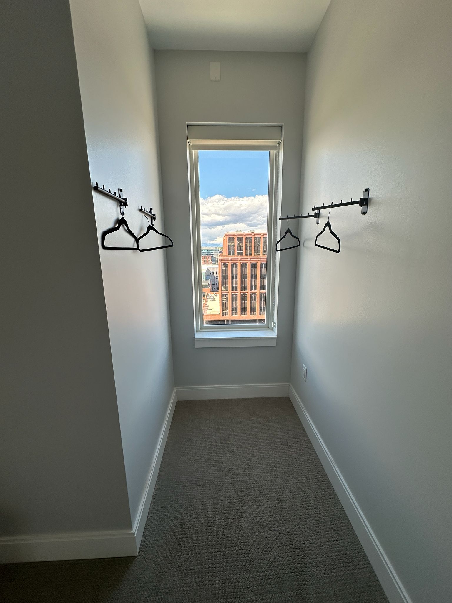 Are for clothes hanging in main bedroom