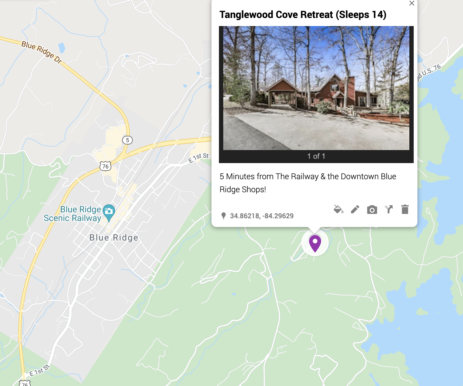 5 Minutes from The Scenic Railway & Downtown Blue Ridge!