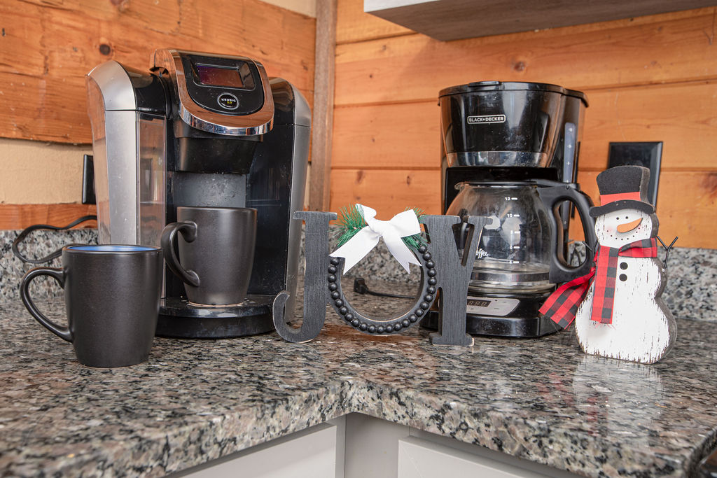 Your festive coffee station is ready to bring you holiday cheer.