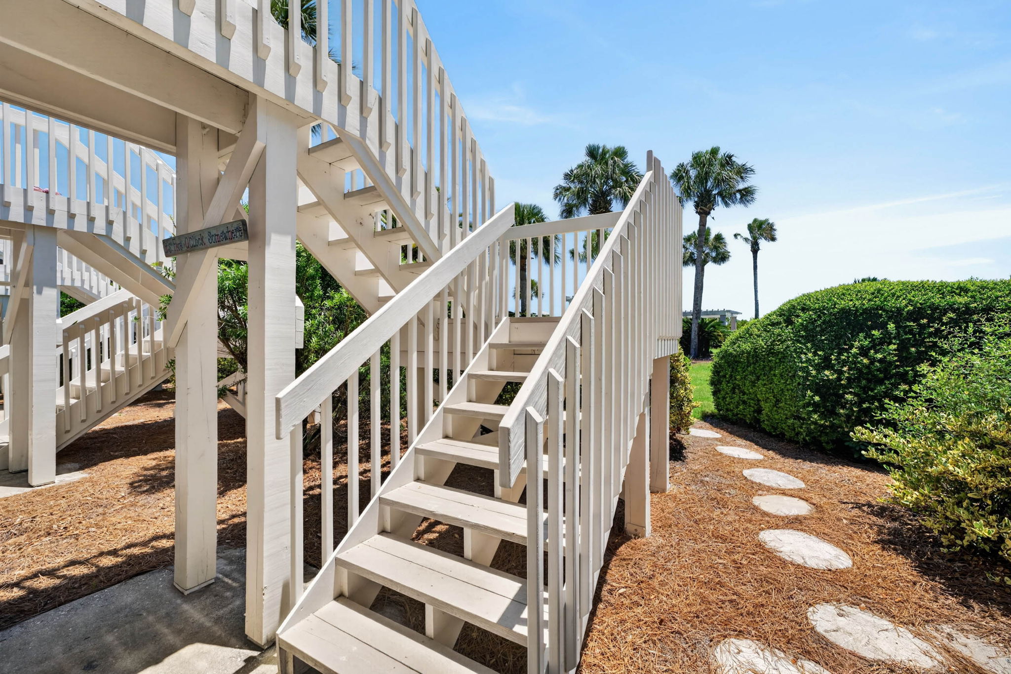 Back steps to pool and beach | Oceans 22 | 22 Beach Club Villas, Wild Dunes | IOP Escapes