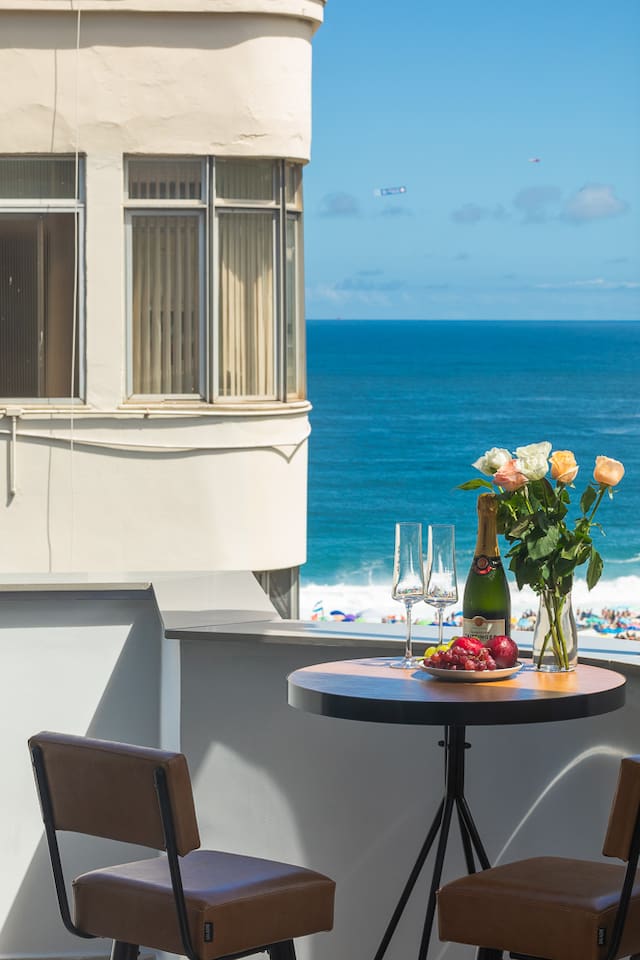 Enjoy morning coffee or afternoon champagne!