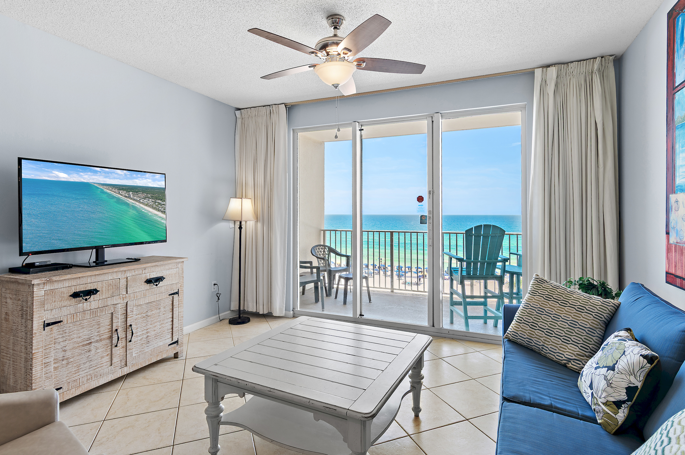 This 4th Floor 2 Bedroom, 2 Bathroom condo at Majestic Sun is FULLY REMODELED with stylish coastal decor. Come enjoy the Majestic Gulf & Beach Views