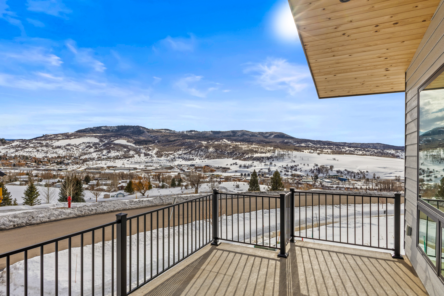View of Emerald Mountain from Upper Level Deck