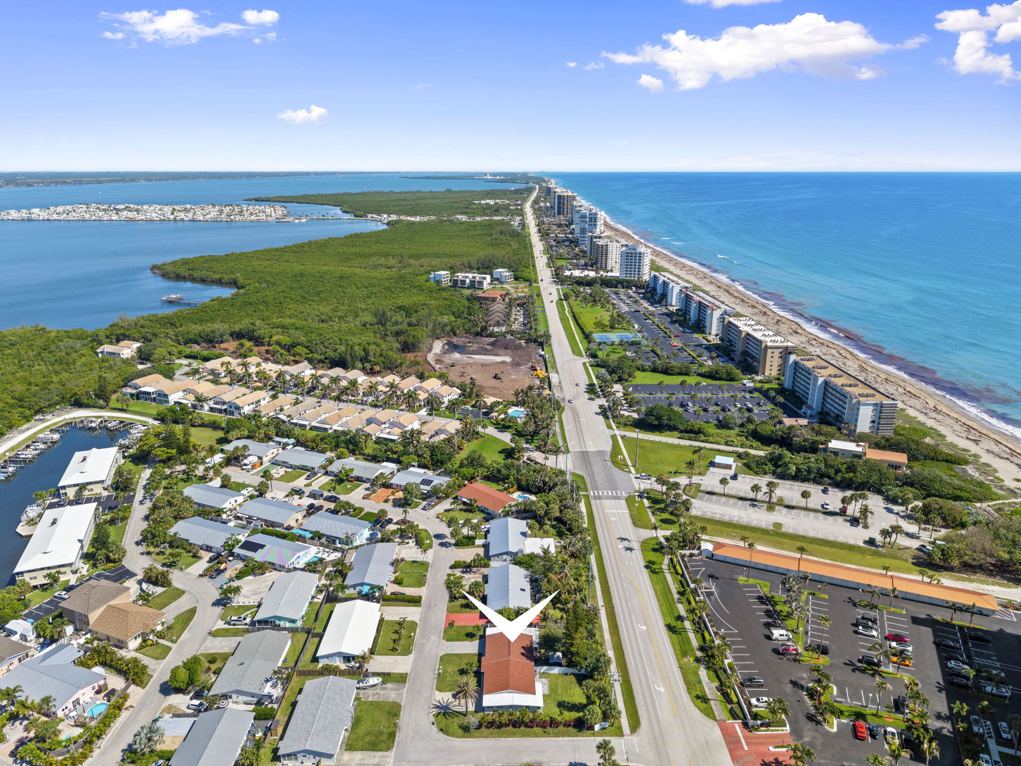 Access to intercoastal and  private access to the Ocean