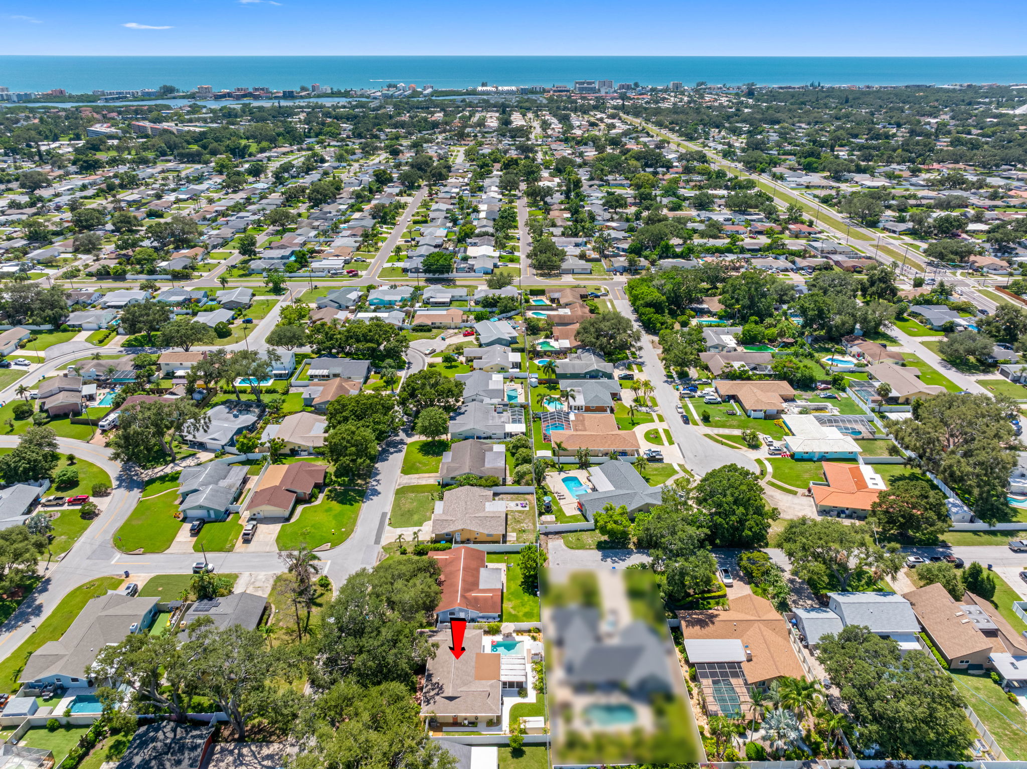 Aerial View of the Neighborhood