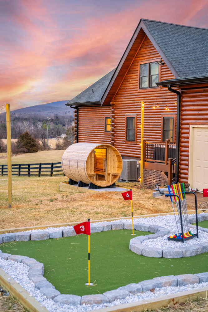 Your private barrel sauna escape. Warm cedar, peaceful views, and a full-body reset after a family day out.