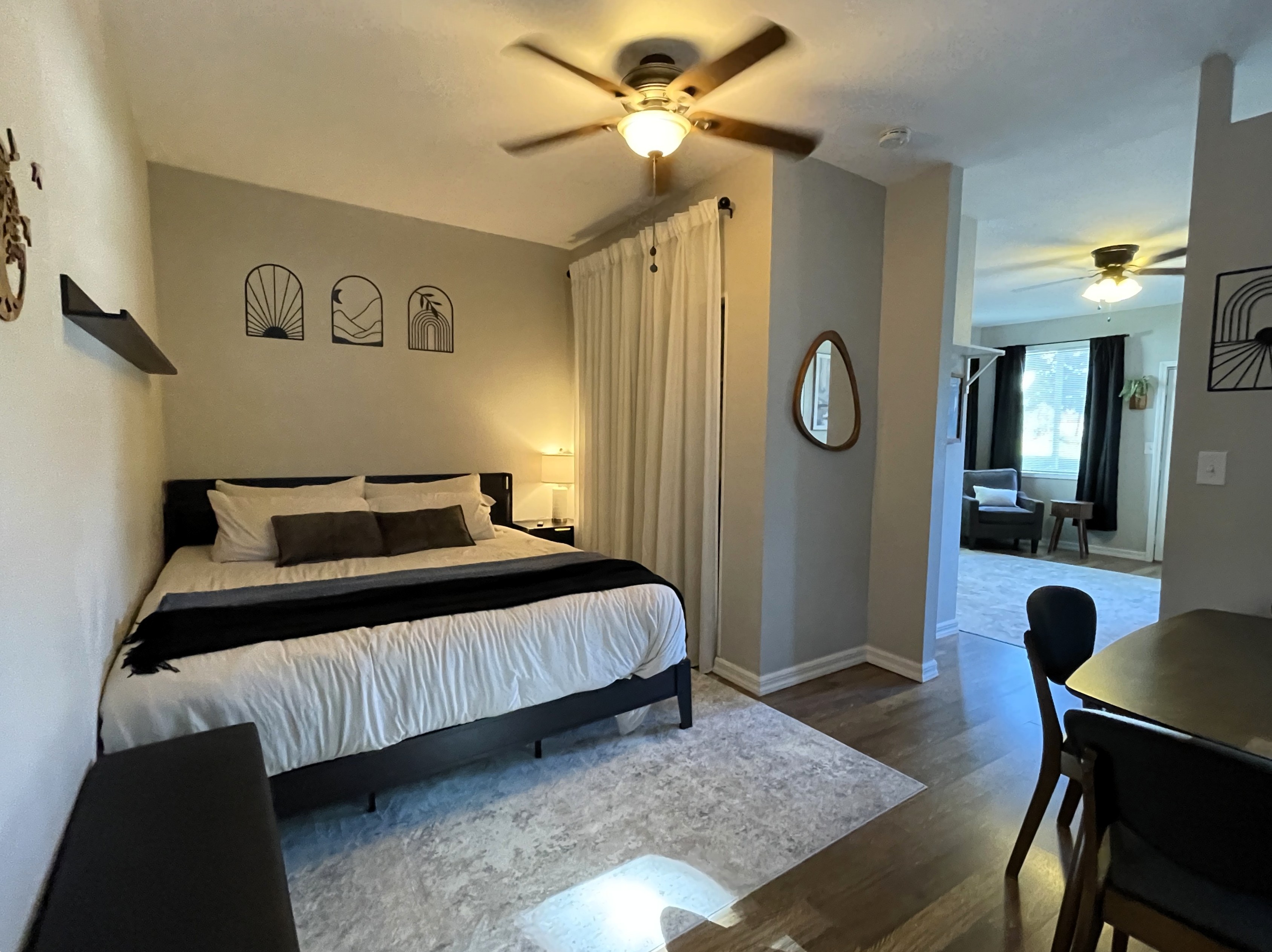 Queen Size Bed (against wall)