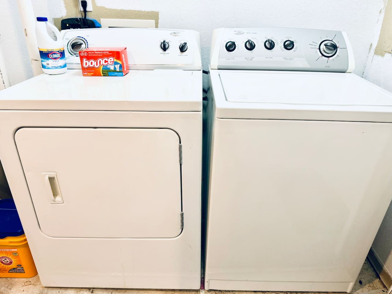 Washer and dryer 