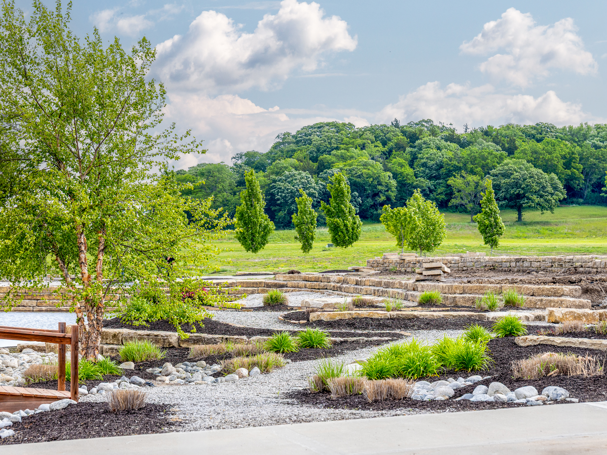 Scenic walking paths wind throughout the neighborhood, offering peaceful routes for morning walks, evening strolls, and enjoying the landscaped surroundings.