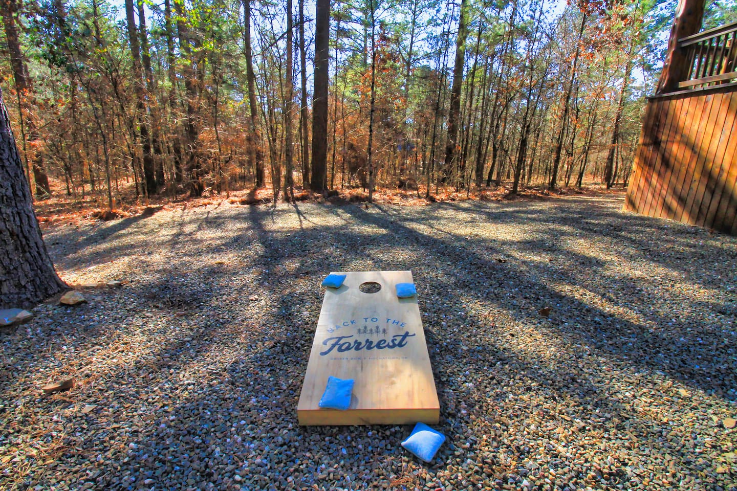 Sunny afternoons are perfect for tossing bags and laughing over a game of cornhole.