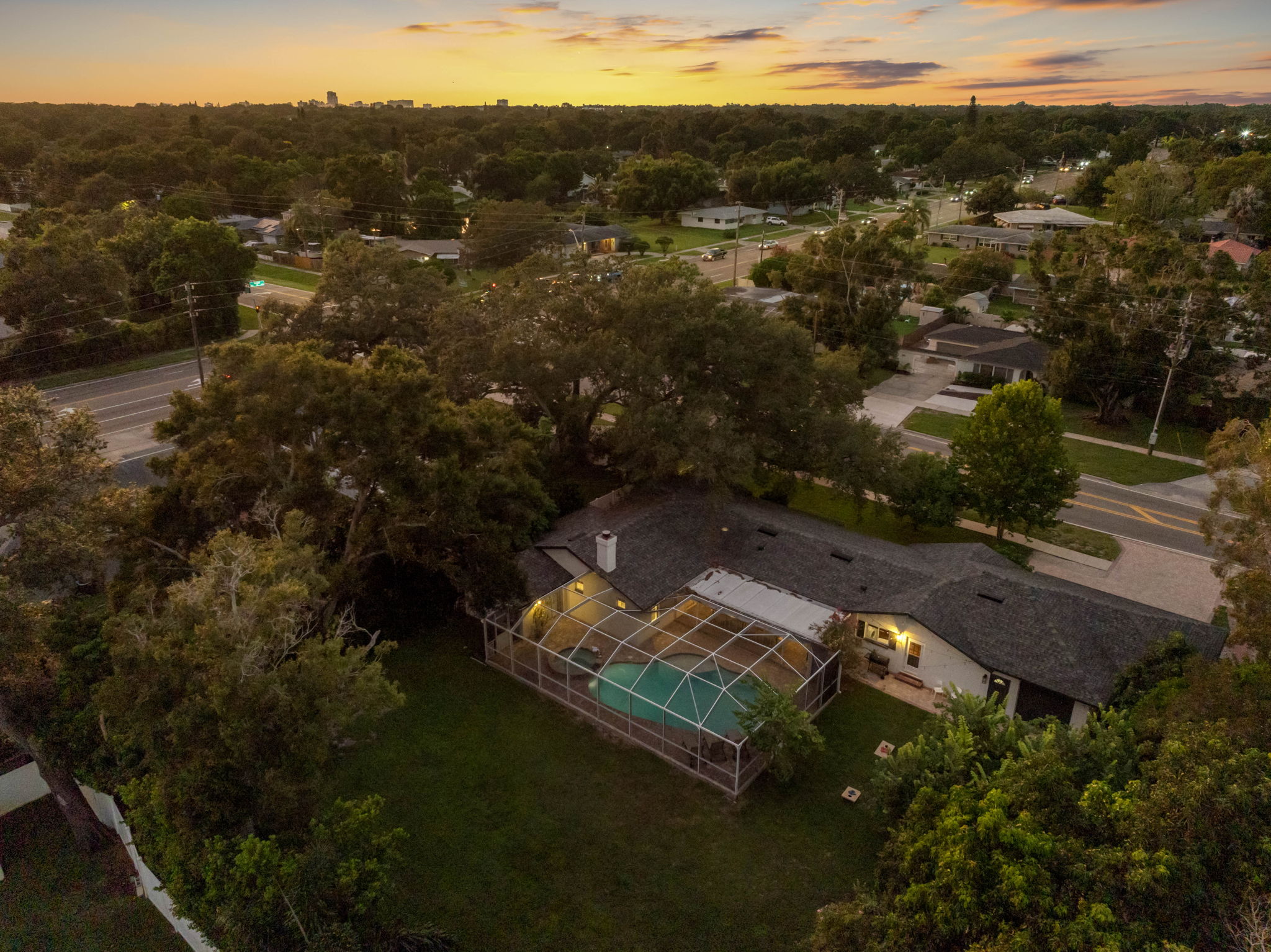 Aerial View of the Neighborhood