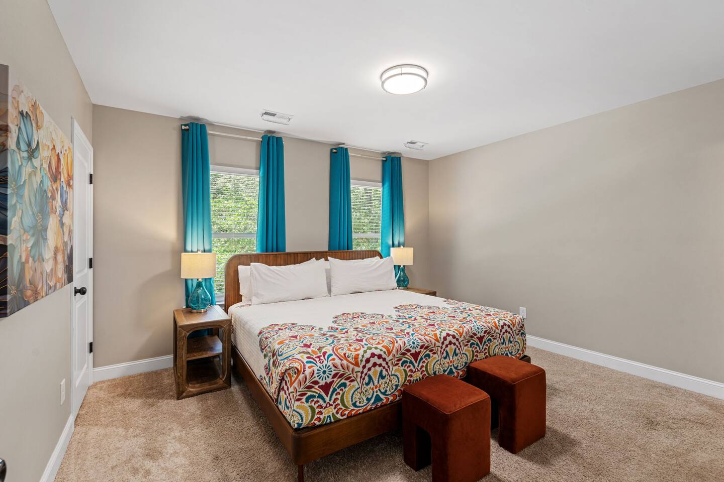 Main bedroom with King bed