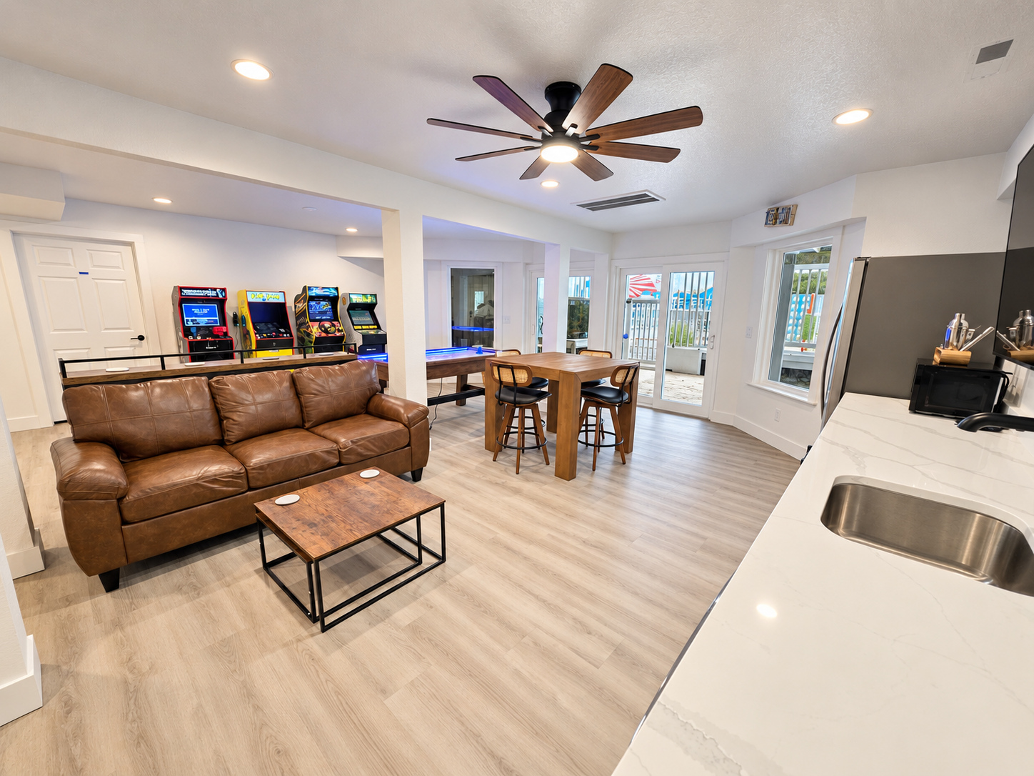 Rec room sitting area