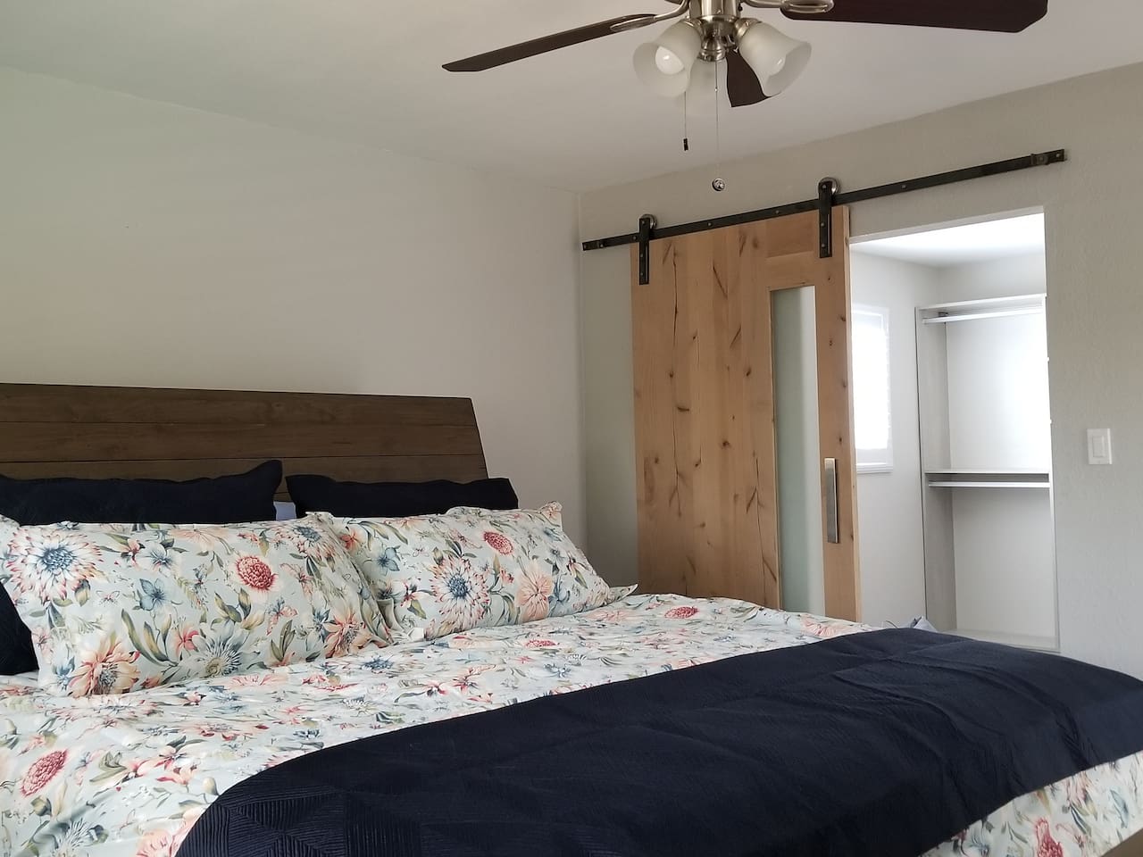 Walk-in closet the size of a bedroom