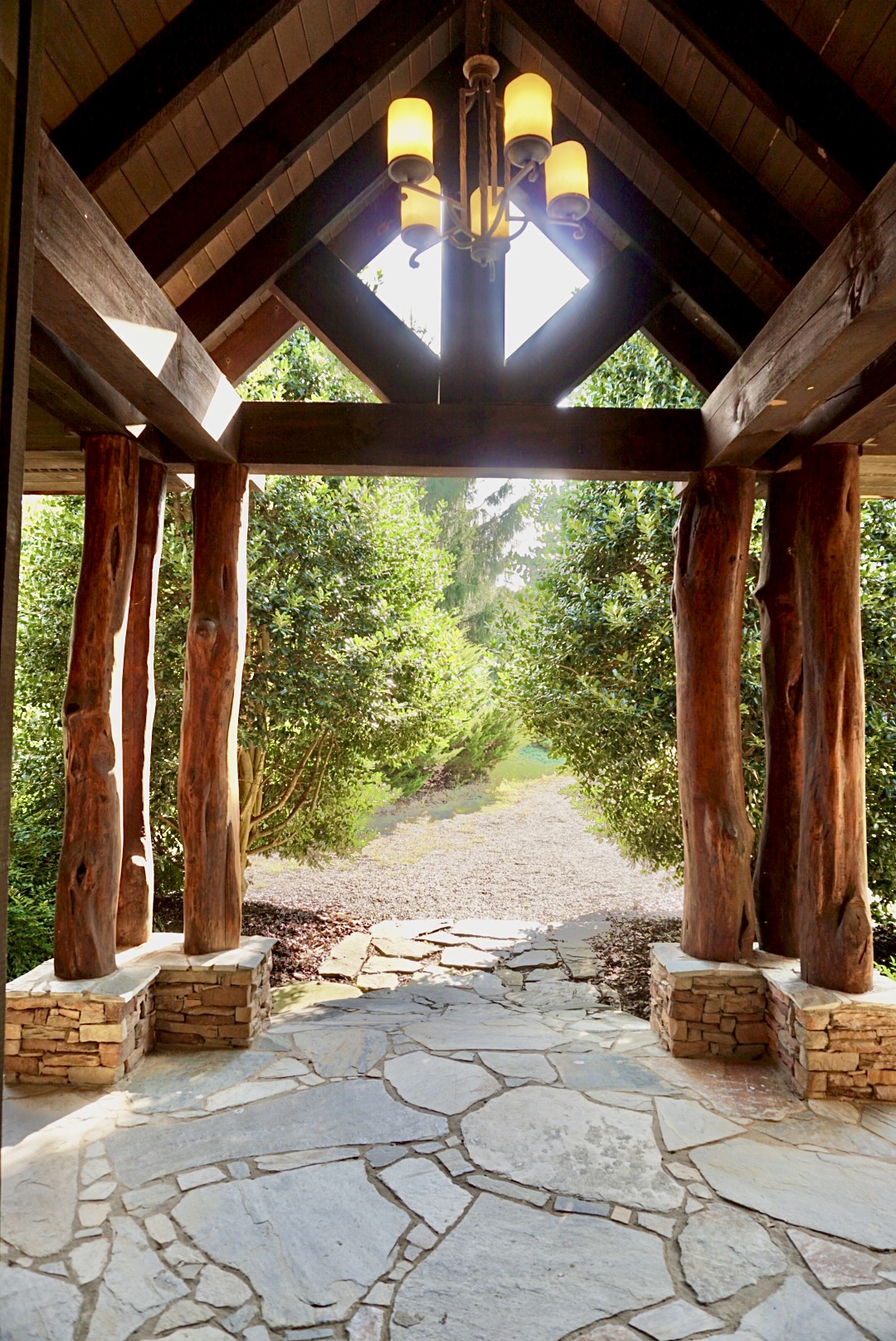 Follow the path to tranquility. Your mountain escape awaits.