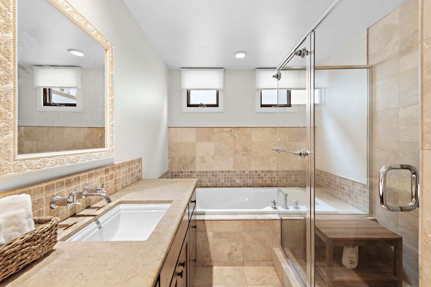 Another shot of the master bathroom