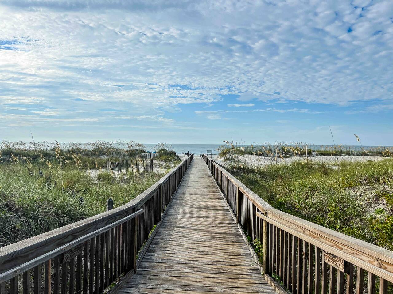 Boardwalk to the beach!