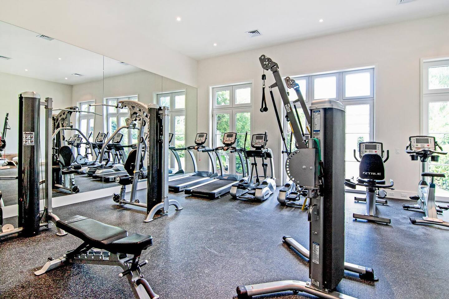 Work Out in the on-site fitness room