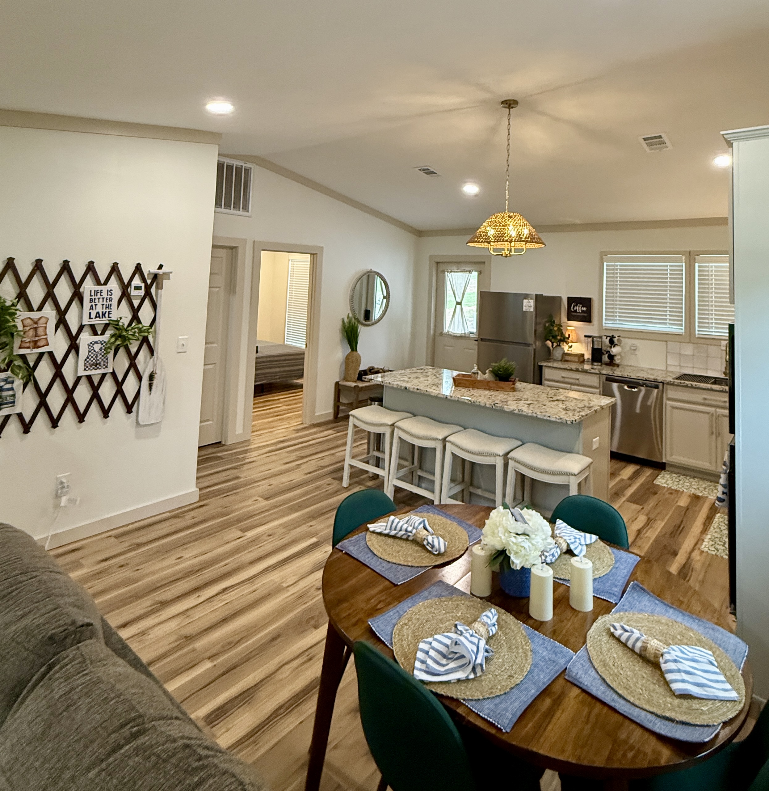 Ample dining space!
