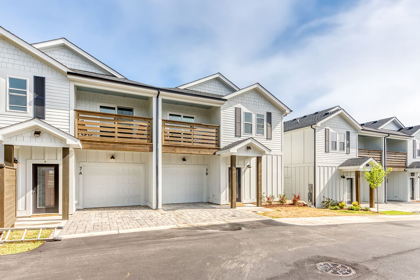 Private driveway with garage parking