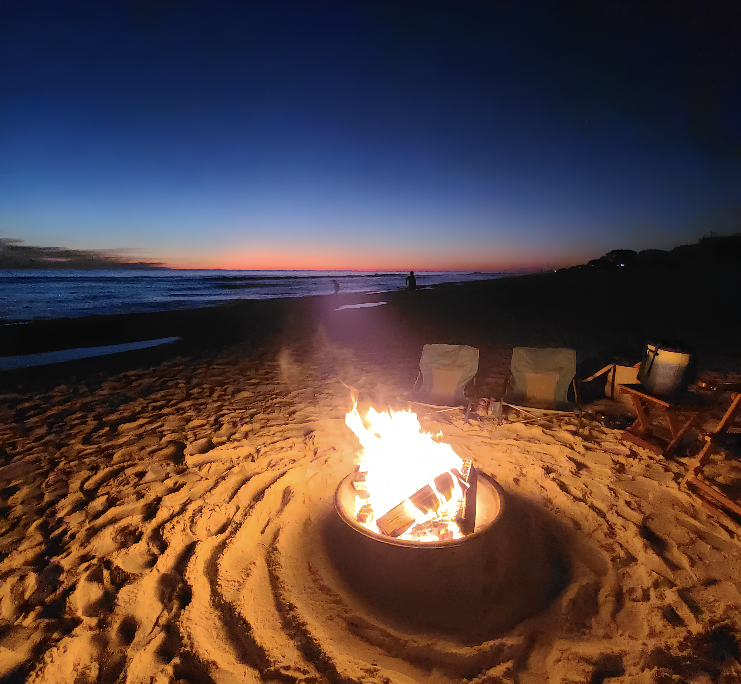 Is the weather a bit too cool to swim?  No worries, grab a blanket and grab your family or friends....or both.  Have a bonfire and roast marshmallows on the beach (with music)! There are so many things to do here that you will always be entertained.