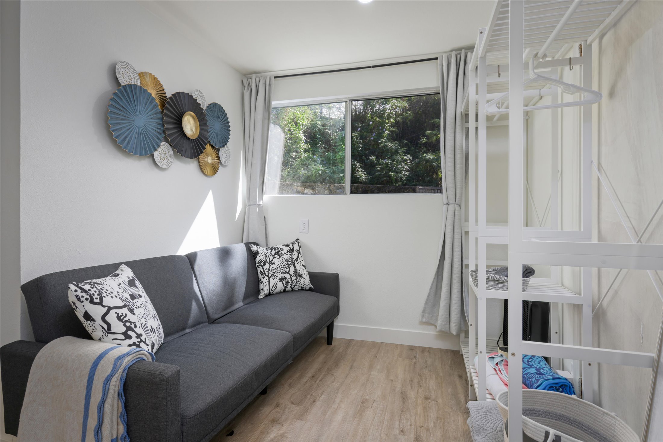 Sofa bed, Queen Size in back bedroom