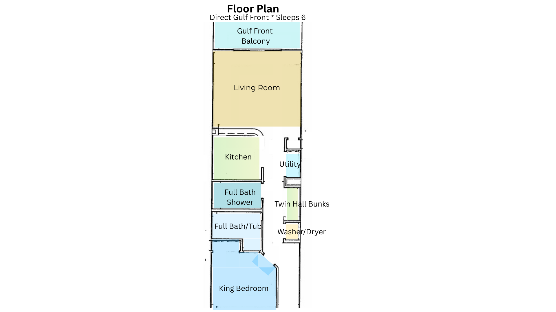 Clear property layout showing the spacious flow and convenient room transitions.