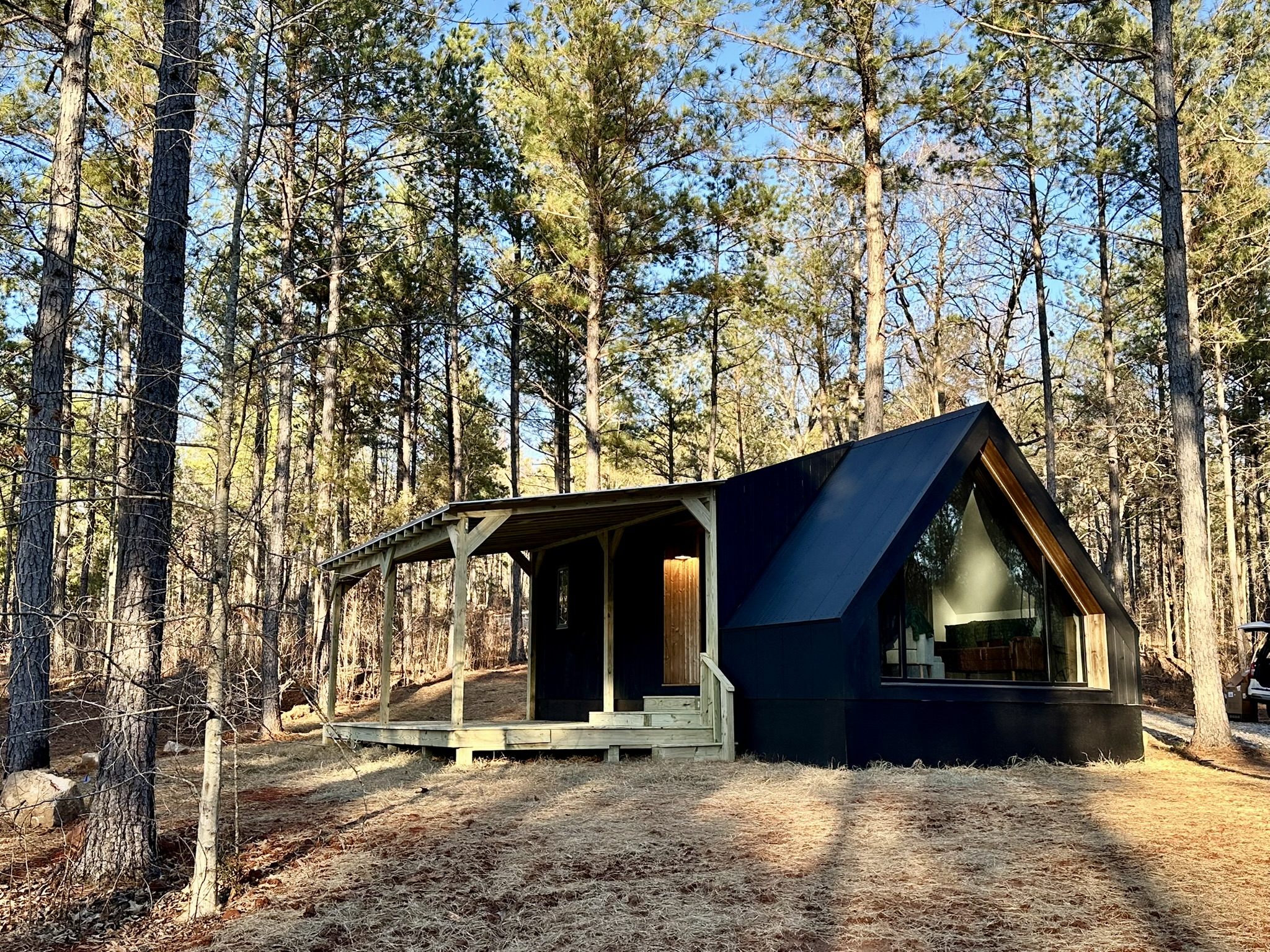 A Frame Cabin in the Woods