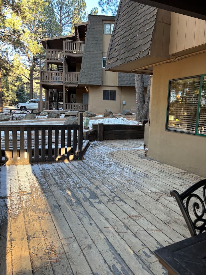 Another view of large deck
