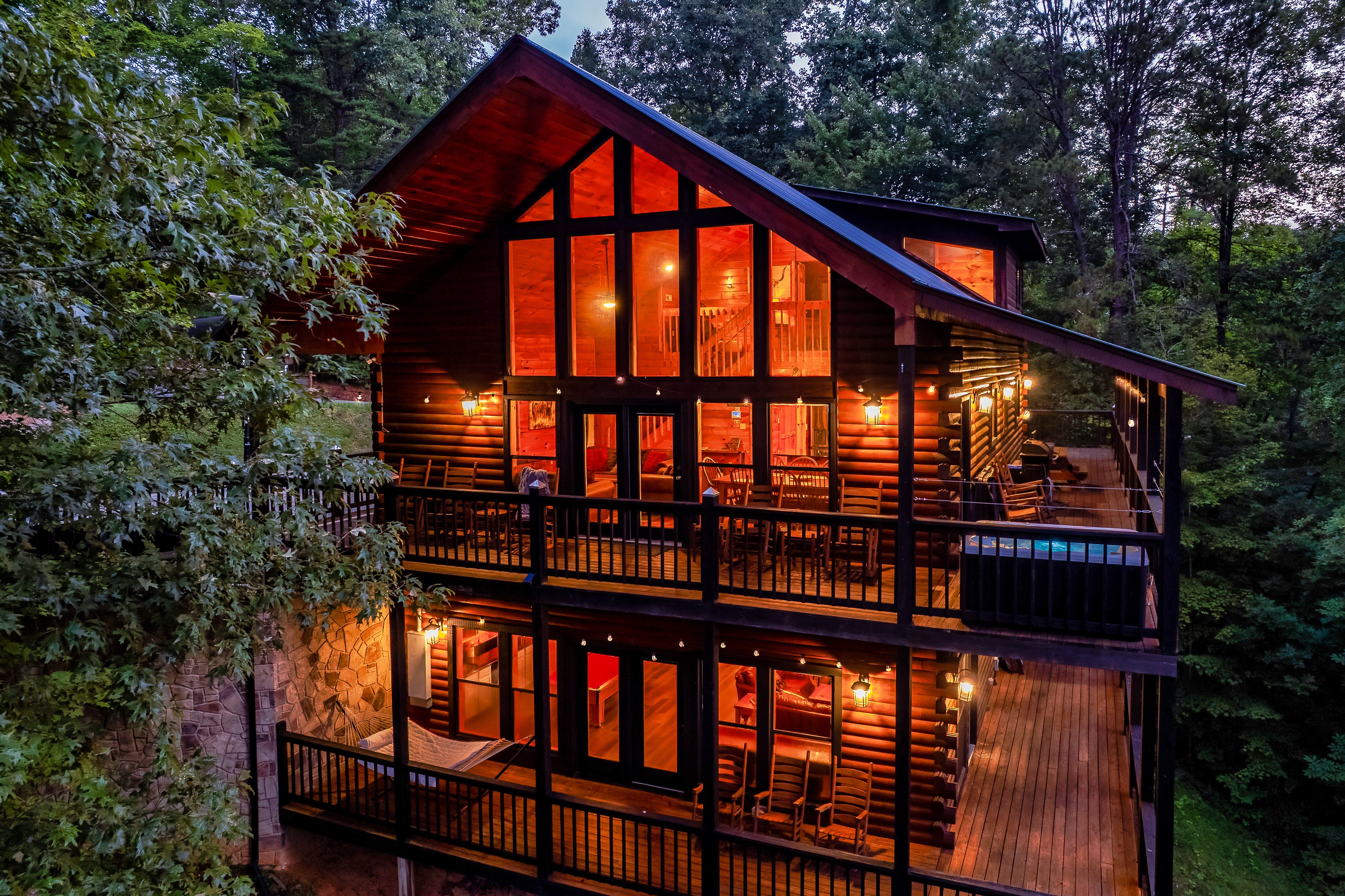 The side door is step free into the cabin and takes you directly into the family room and kitchen.