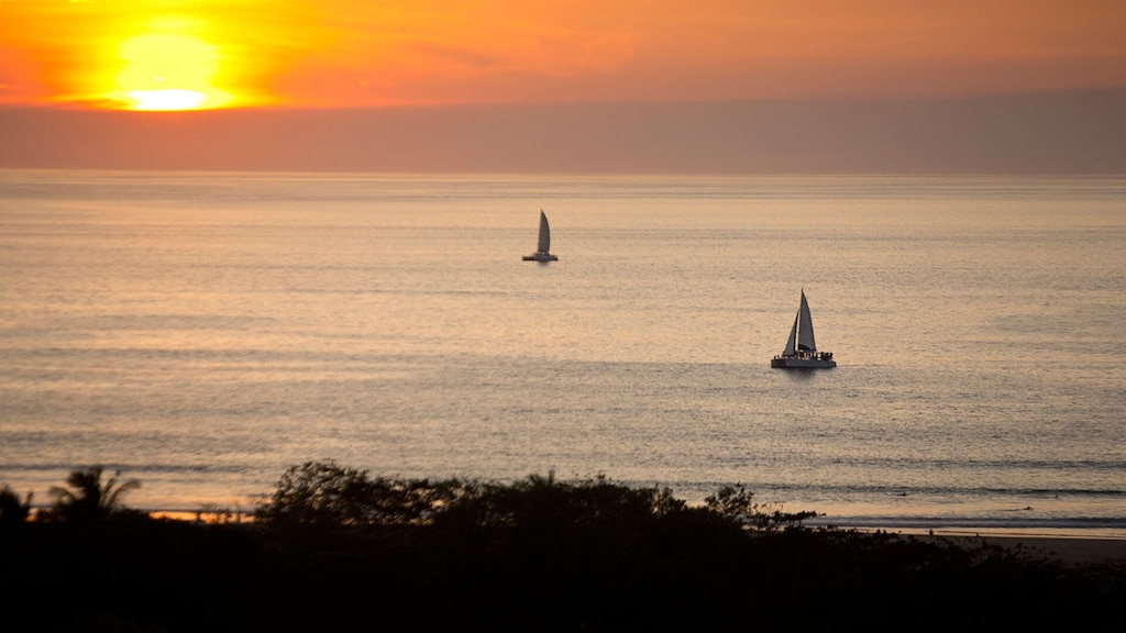 Unspoiled sunset views .