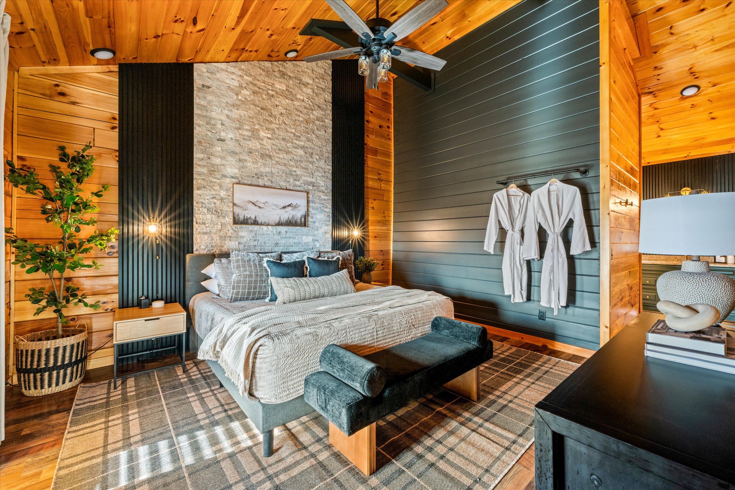 Rest easy in your spacious king suite 🛏️✨