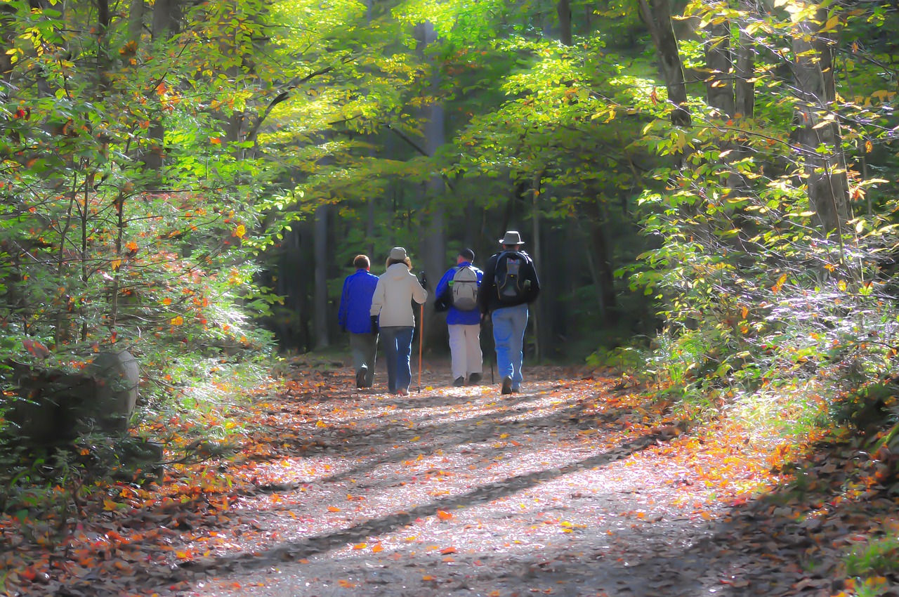 hiking people