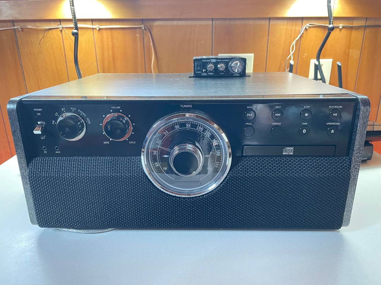 Record player, Bluetooth, Radio, CD & Cassette