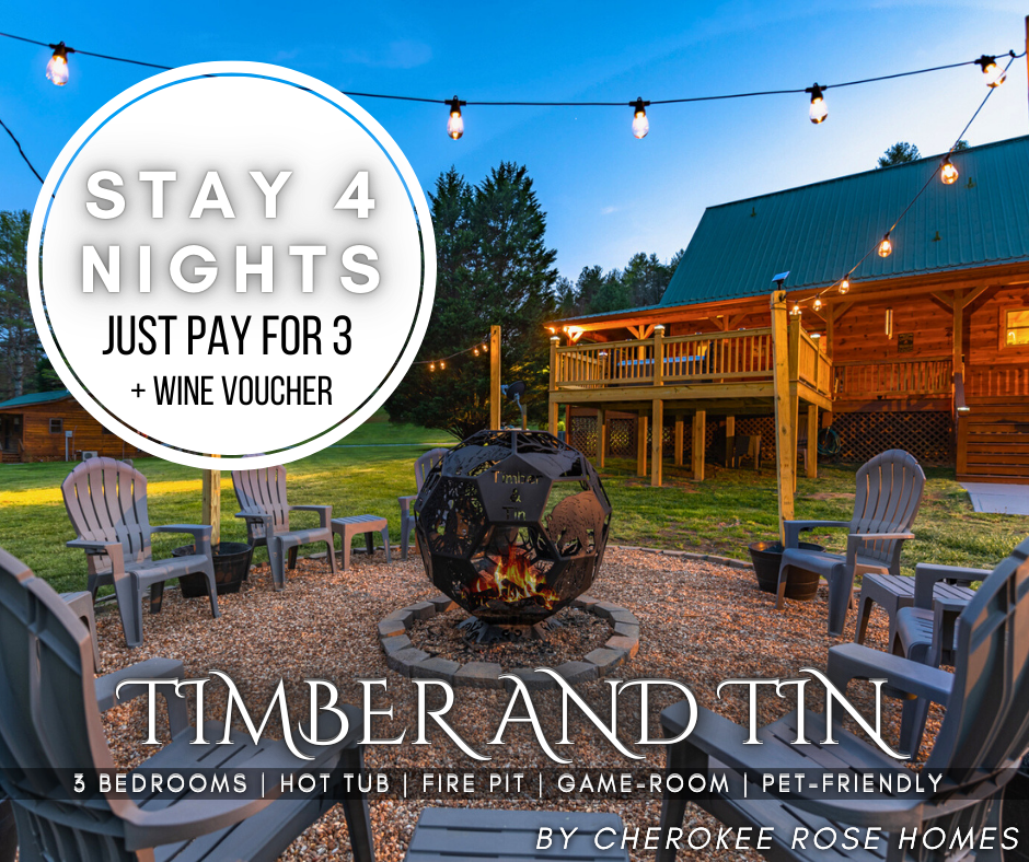 Stay 4 nights and pay for only 3. Valid for stays through April 2026. Send us a message to learn more.