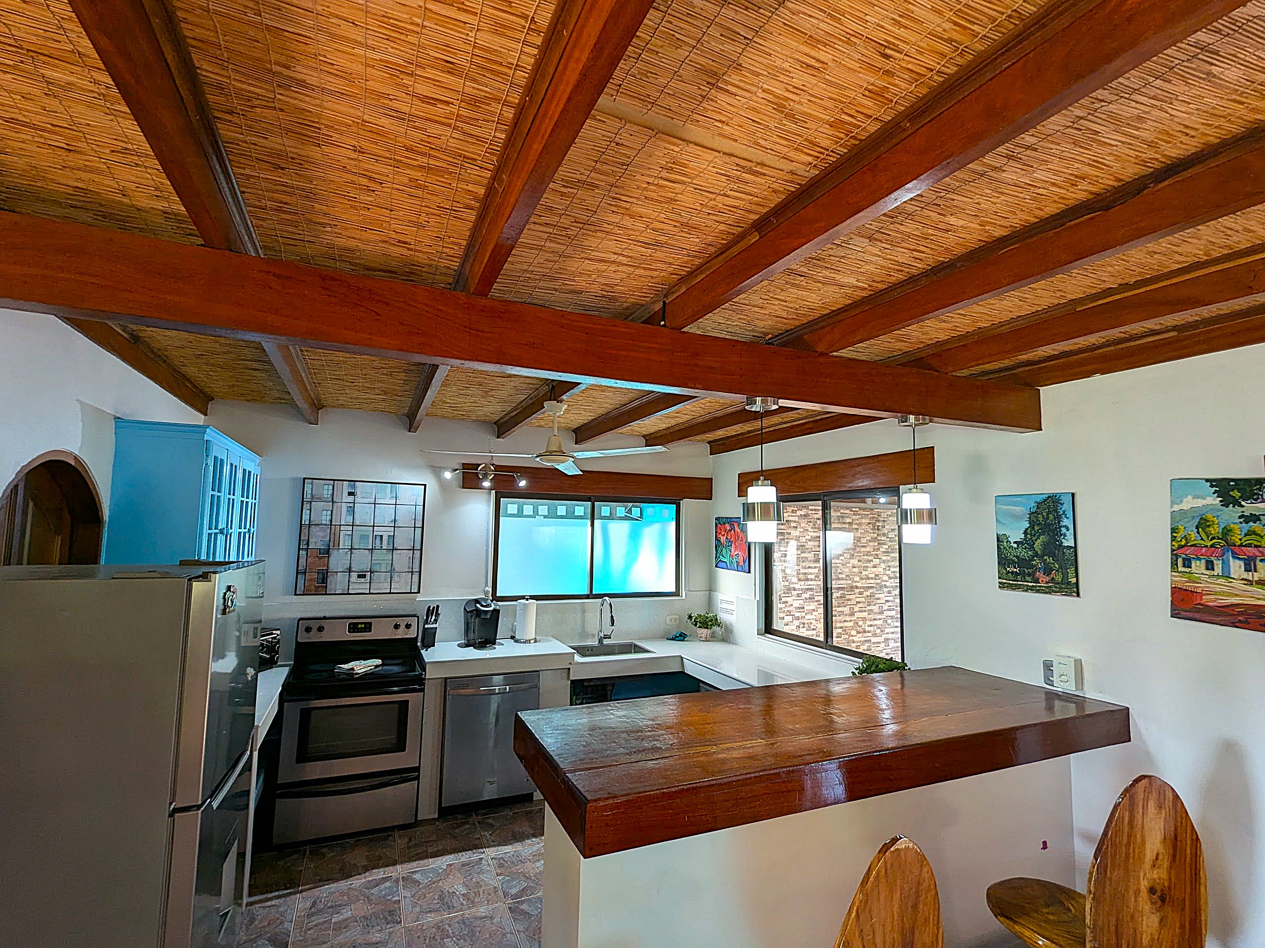 Kitchen and bar seating