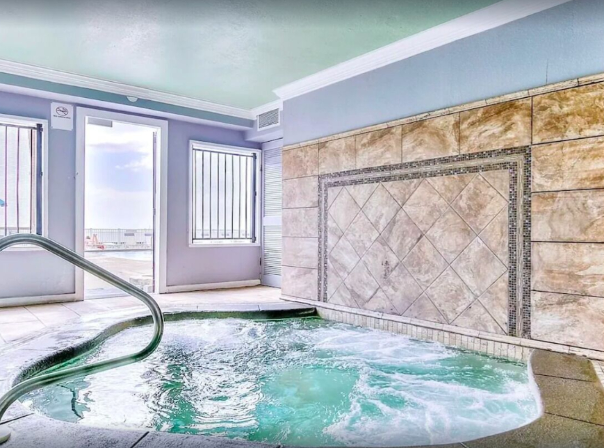 Indoor hot tub