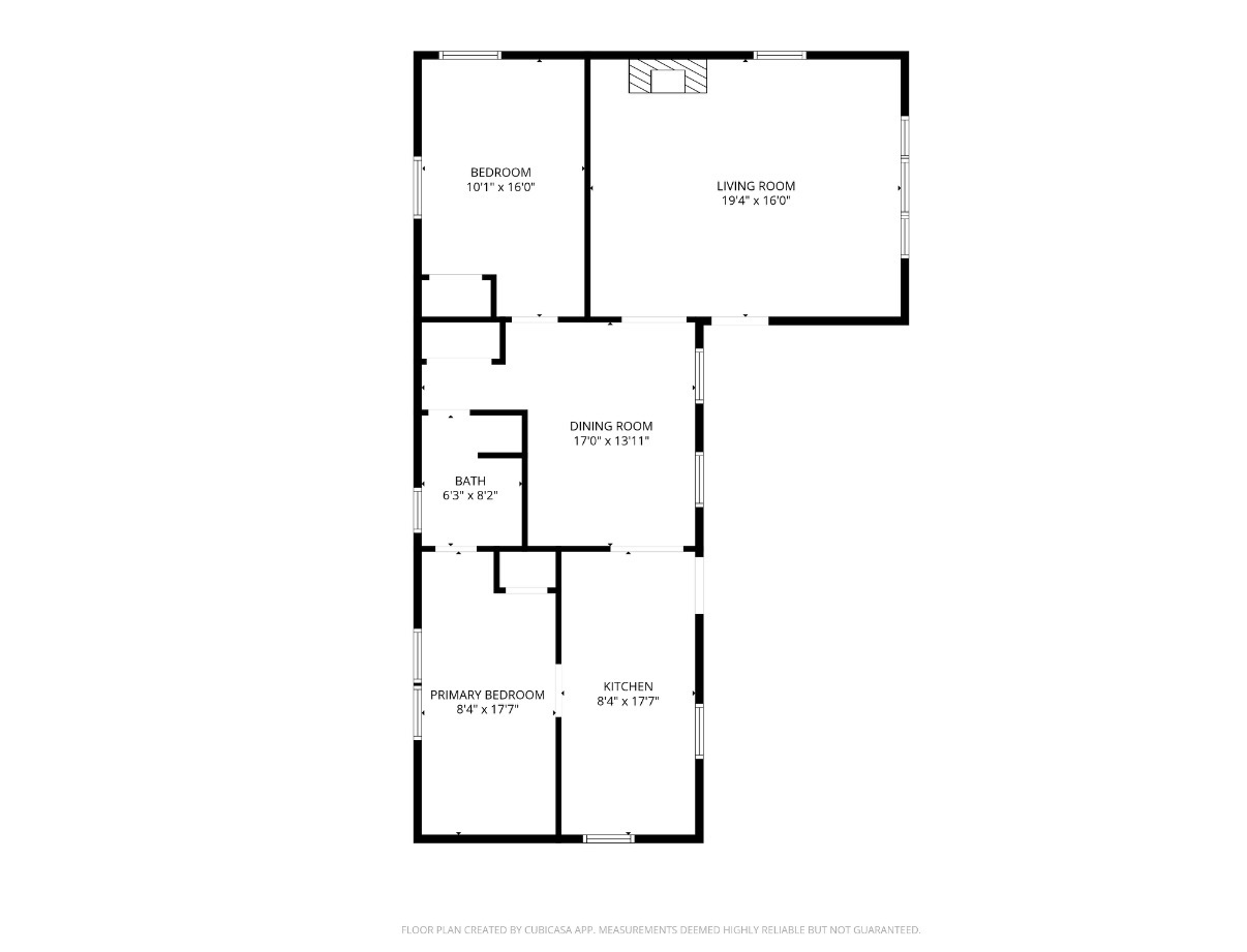 Carriage house floor plan.