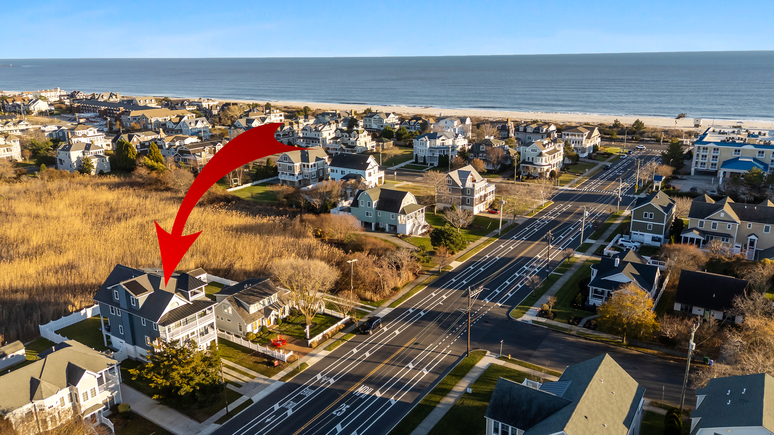 Aerial View Of Property Showing Close Proximity To Beach