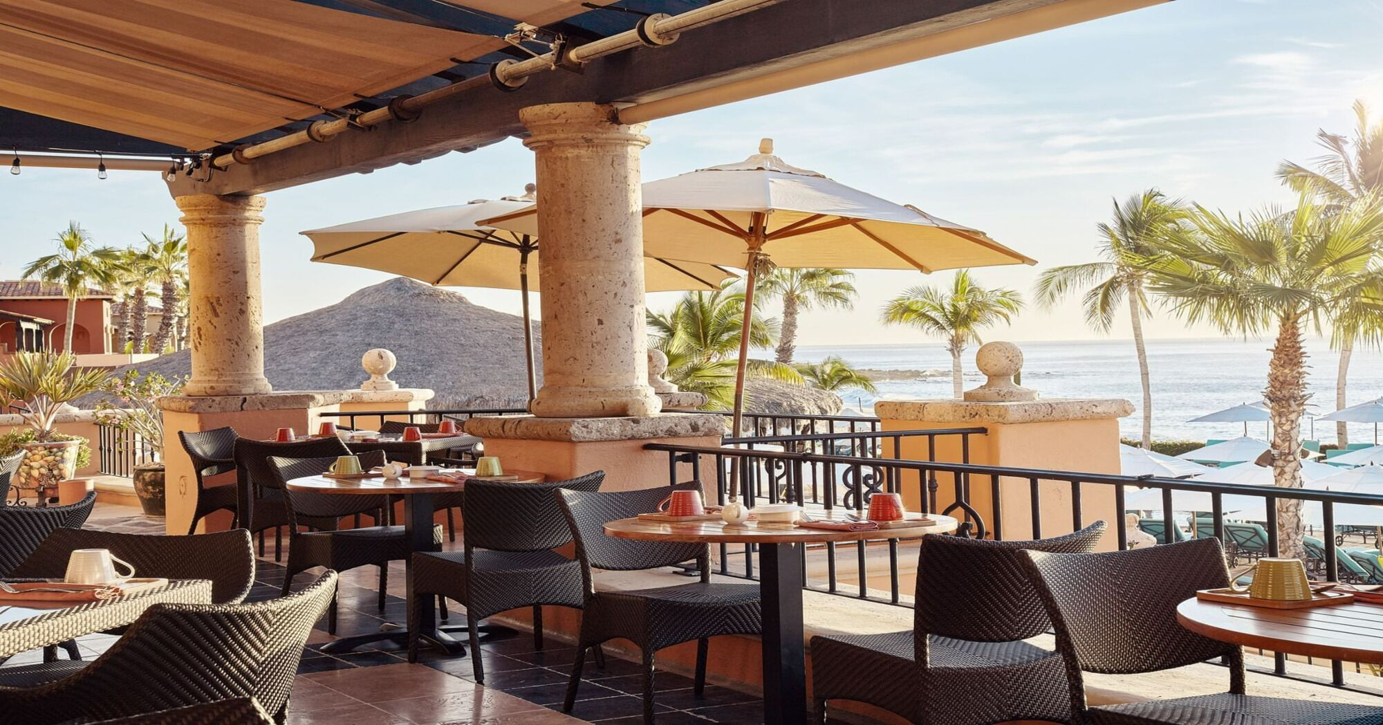 Outdoor Dining at Hacienda Del Mar Cabo, Vacation Travel Exclusives